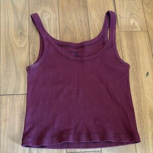 Brandy Melville Burgundy Tank Top